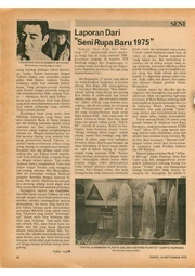Report from The 1975 New Art of Indonesia Exhibition