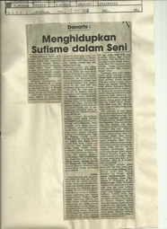 Danarto: Menghidupkan Sufisme dalam Seni (Danarto: Reviving Sufism in Art)