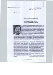 Sastra Piawai Yang Bermatra Keimanan