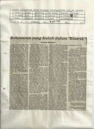 Kebenaran yang Kalah dalam "Rintrik" cerpen Danarto (The truth that lose in "Rintrik" a short story by Danarto)
