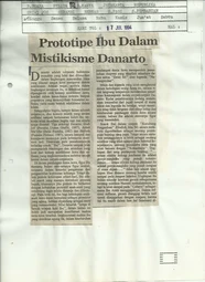 Prototipe Ibu Dalam Mistikisme Danarto (The Mother Prototype in Danarto's Mysticism)