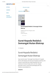 Semangat hutan biotrop