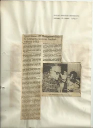 Writer JB Mangunwidjojo & Danarto receive Literature Prize 1982