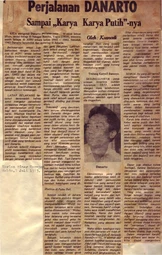 Danarto's journey up to his "White Works"