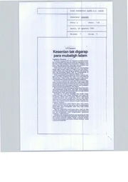 H Danarto: Kesenian tak digarap para mubaligh Islam (H Danarto: Muslim preachers don't work with art )