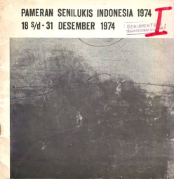 Katalog Pameran Besar Seni Lukis Indonesia 1974 (Catalogue of 1974 Grand Painting Exhibition of Indonesia)