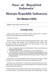 Menuju Republik Indonesia