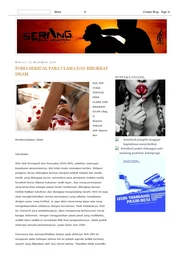 Fobia Seksual Para Ulama dan Birokrat Islam