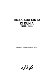 Tidak Ada Cinta di Dunia