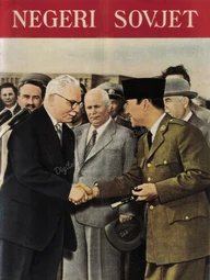 Sambutan jang penuh bersahabat untuk Presiden Sukarno! & Presiden Sukarno melihat Moskow dari dekat