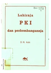 Lahirnja PKI dan Perkembangannja (1920 - 1955)