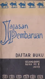 Daftar Buku Gelanggang Buku Ke II 1959