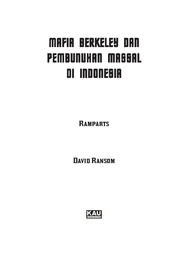 Mafia Berkeley dan Pembunuhan Massal di Indonesia - David Ransom