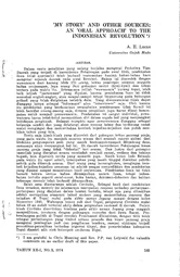 THE “TIGA DAERAH” AFFAIR (Anton Lucas Collection)