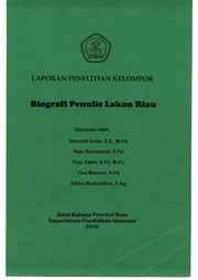 Biografi penulis Lakon Riau