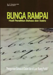 Bunga rampai hasil penelitian bahasa dan sastra No. 37 Desember 2018
