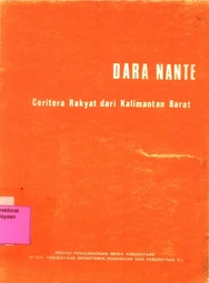 Dara nante: ceritera rakyat dari Kalimantan Barat
