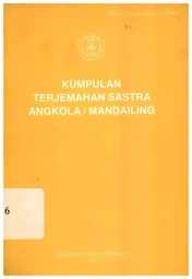 Kumpulan terjemahan Sastra Angkola/Mandailing