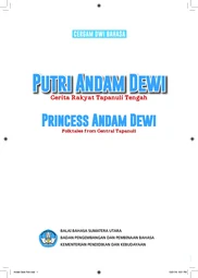 Putri Andam Dewi : cerita rakyat Tapanuli Tengah (cerita bergambar dwi bahasa)