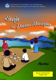 Senja di danau Maninjau