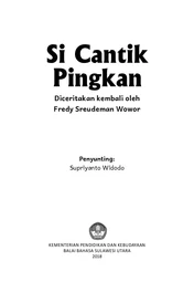 Si cantik Pingkan: Diceritakan kembali oleh Fredy Sreudeman Wowor