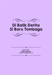 Di balik derita Si Boru Tombaga