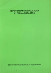 Kepengarangan pujangga Ki Padma Susastra