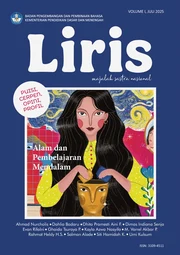 Liris majalah sastra nasional: alam dan pembelajaran mendalam vol. 1 Juli 2025