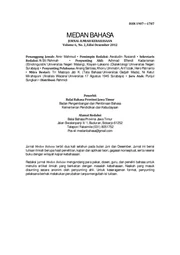 Medan Bahasa,Volume 6, No.2 Desember 2012