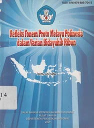 Reflek fonem proto Melayu Polinesia dalam varian bidayuhik ribun