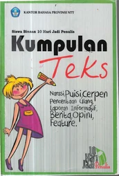 Siswa binaan 10 hari jadi penulis: kumpulan teks