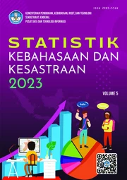 Statistik kebahasaan dan kesastraan 2023 volume 5