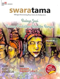 Swaratama: mbangun kuncaraning basa, sastra, lan budaya Jawa, edisi 08, September-Desember 2017