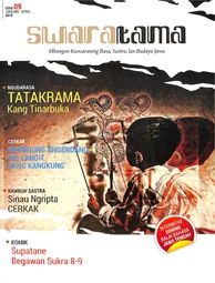 Swaratama: mbangun kuncaraning basa, sastra, lan budaya Jawa, edisi 09, Januari-April 2018