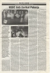 2006 Tabloid Tuntas Kasus Kebebasan Berserikat Di HSBC 1