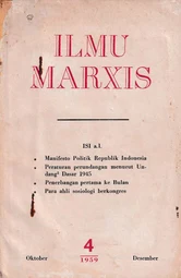 Ilmu Marxis (No. 4 Th. 1959)