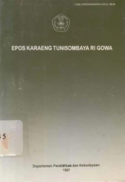 Epos Karaeng Tunisombaya Ri Gowa