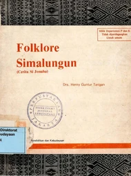 Folklore Simalungun: cerita si Jonaha