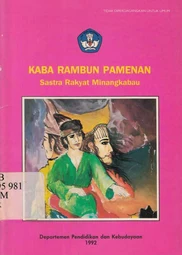 Kaba Rambun Pamenan : sastra rakyat minangkabau