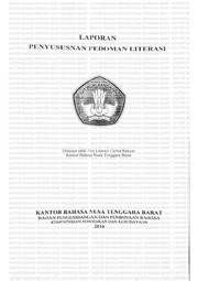 Laporan penelitian Pedoman Literasi Cerita Rakyat Kelas 4,5, dan 6 Tahun 2016