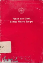 Ragam &amp; Dialek Bahasa Melayu Bangka (1991)