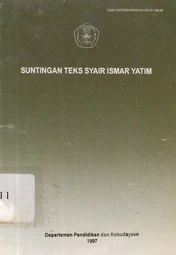 Suntingan Teks Syair Ismar Yatim (1997)