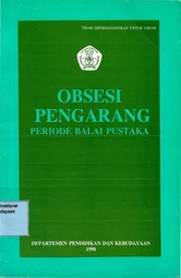 Obsesi pengarang periode Balai Pustaka