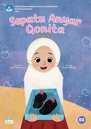 Sepatu anyar Qonita = Sepatu baru Qonita