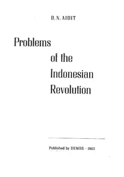 Problems of the Indonesian Revolution