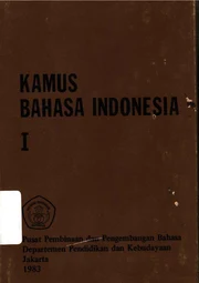Kamus bahasa Indonesia I