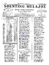 Soenting Melajoe — No. 20 (23/5/1919)