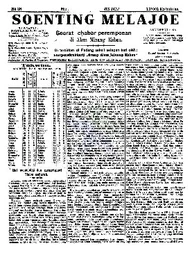 Soenting Melajoe — No. 28 (13/8/1920)