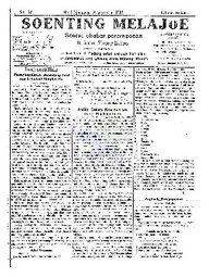 Soenting Melajoe — No. 32 (8/8/1913)
