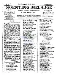 Soenting Melajoe — No. 40 (10/10/1913)